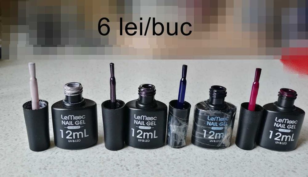 Produse, accesorii manichiura cu gel, lampa UV, lac gel