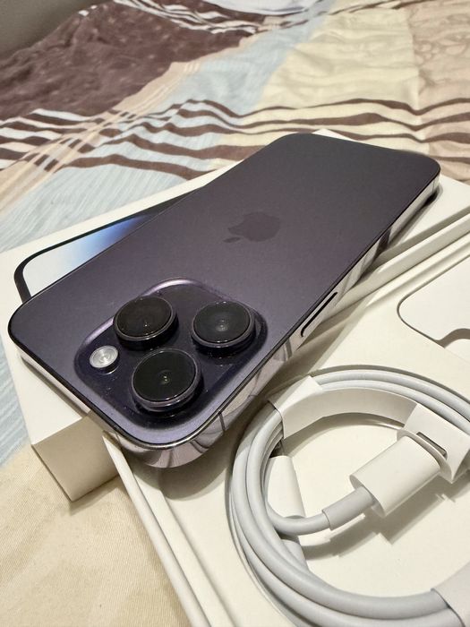 Iphone 14 PRO Deep Purple Като нов