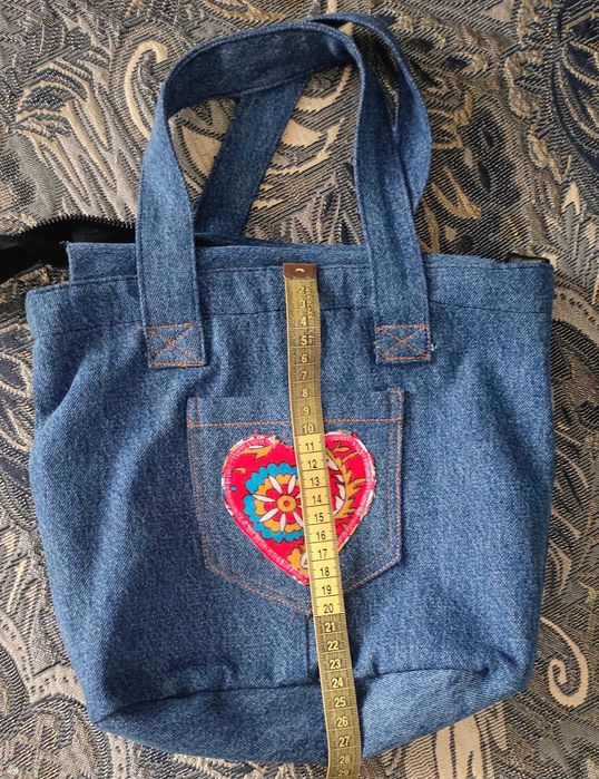 Джинсовая сумка. Ручная работа
