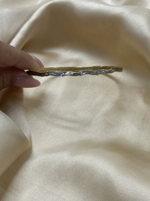 Золотой браслет с фианитами