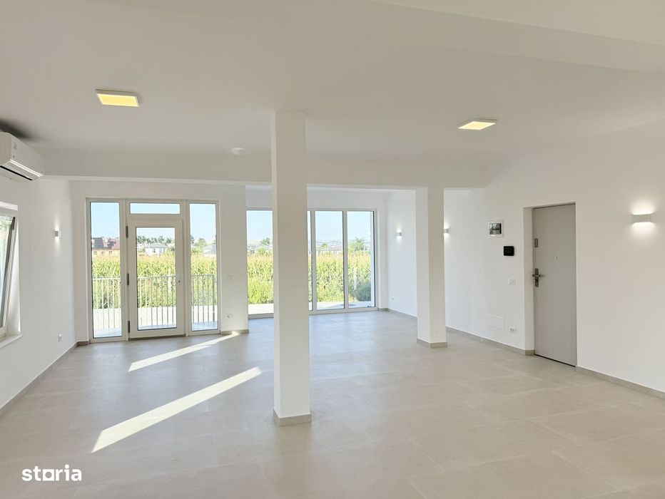 Spațiu comercial de lux 80 mp de închiriat birou/cabinet Ipotești, SV