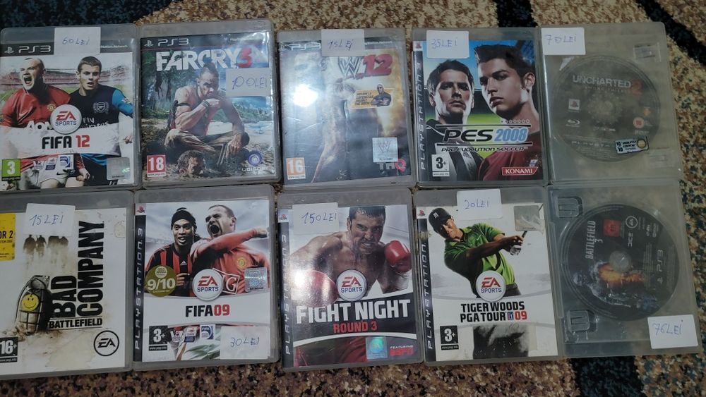 Vând jocuri de ps3  la bucată