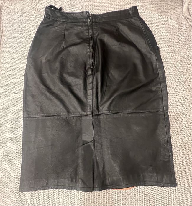 Fusta clasica din piele Vingar