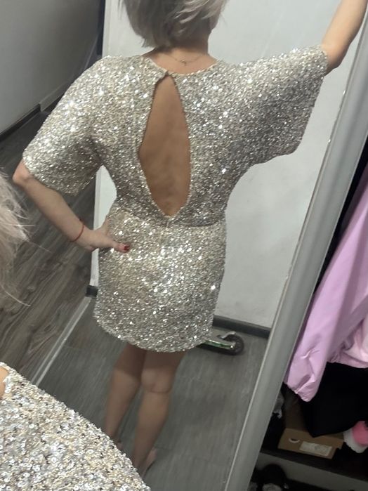 Коктейльное платье ZARA