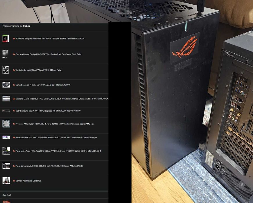 PC Gaming/Workstation High-End – RTX 3090 SUPRIM X + i9-10850K