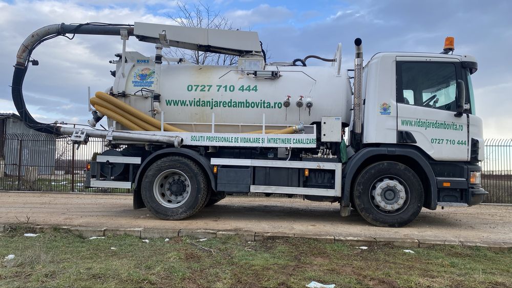 Vidanjare fose septice., desfundare canalizare!