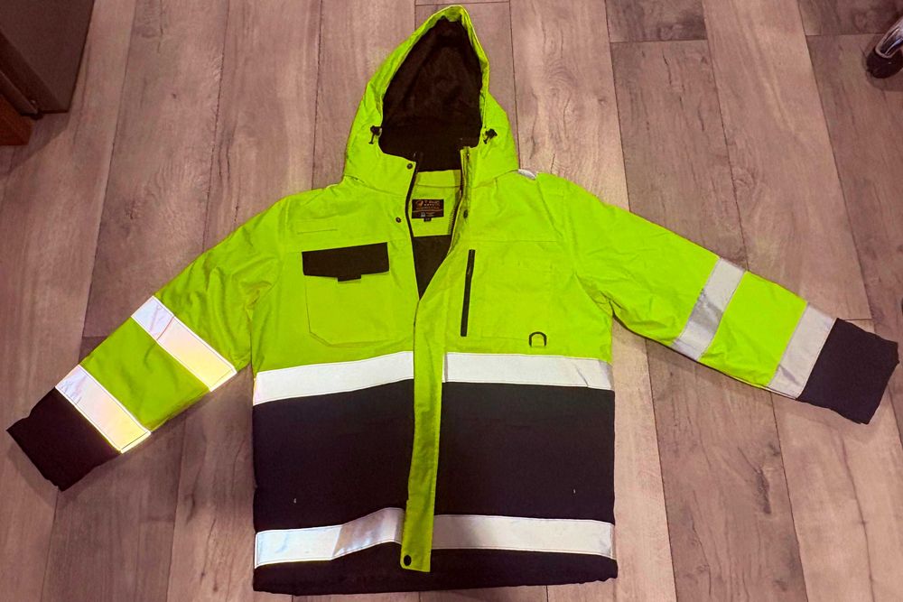 Geaca NOUA de lucru termica, Reflectorizanta + Manusi CADOU
