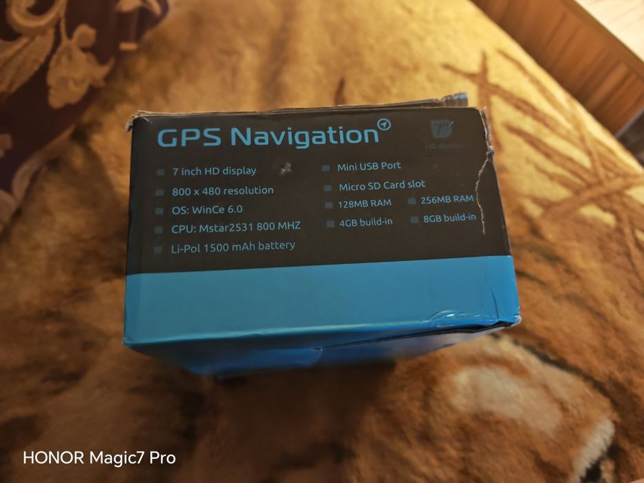 7" GPS Навигация (256MB RAM / 8GB Вградена памет) – За кола и камион