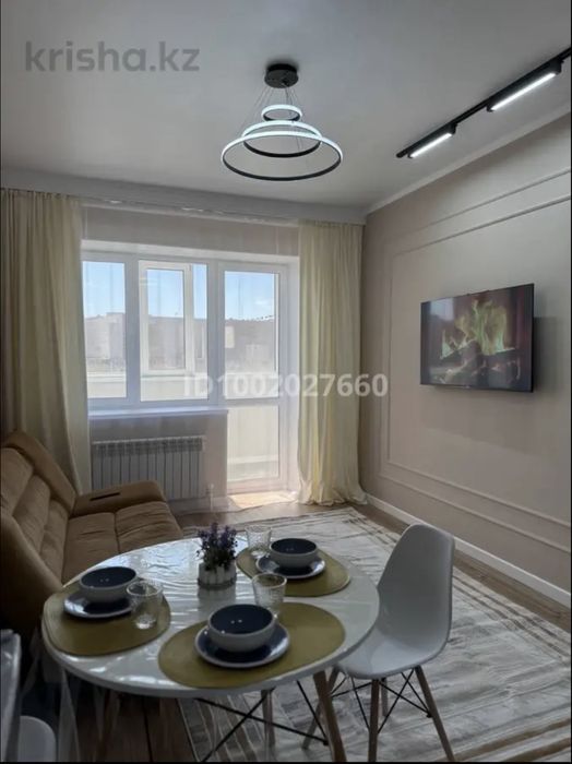 Уютная евродвушка в ЖК «Сункар» — посуточно