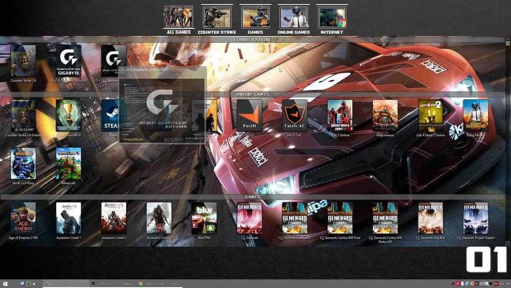 Game Clublarga Programma Runpad Pro GameClass Windows va O'yin yozamiz