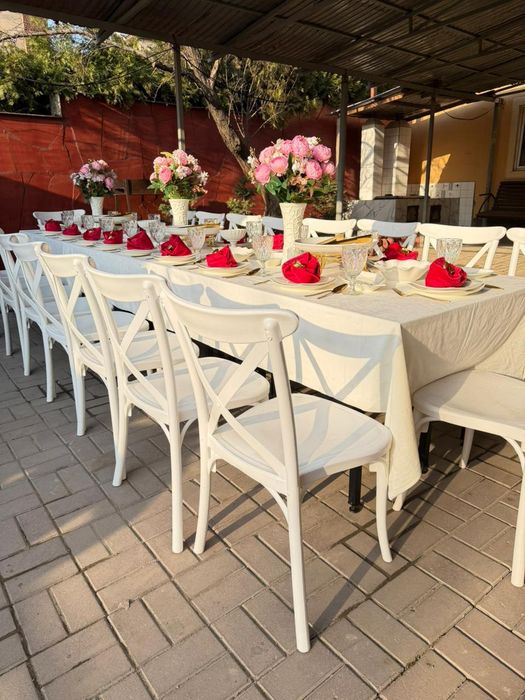 Прокат столов и стульев