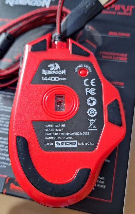 Mouse gaming Red Dragon nefolosit