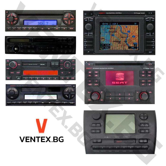 WEFA чейнджър Bluetooth за Seat Ibiza, Leon, Toledo от 1996 до 2007 г.