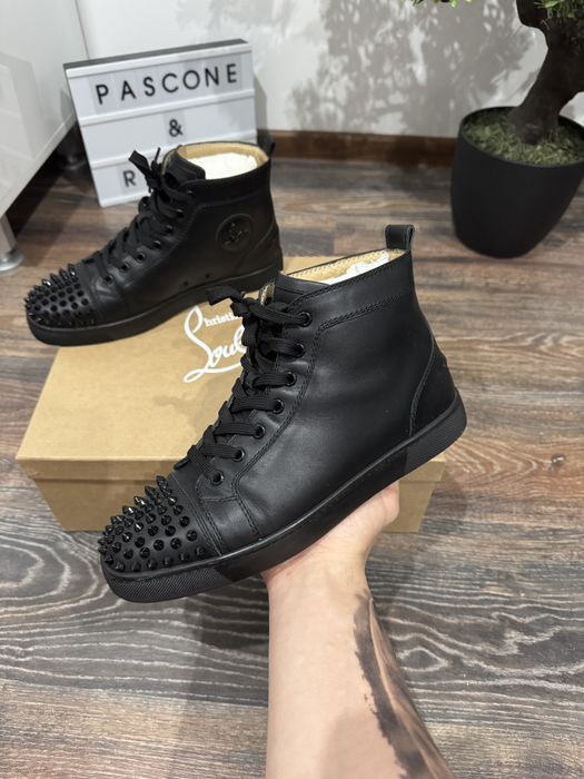 Christian Louboutin High Black/Negru Autentici
