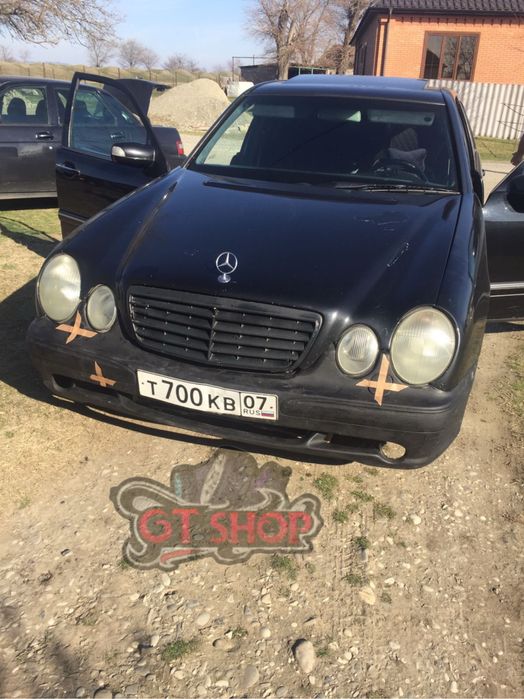 Передний бампер mercedes w210 e55 amg