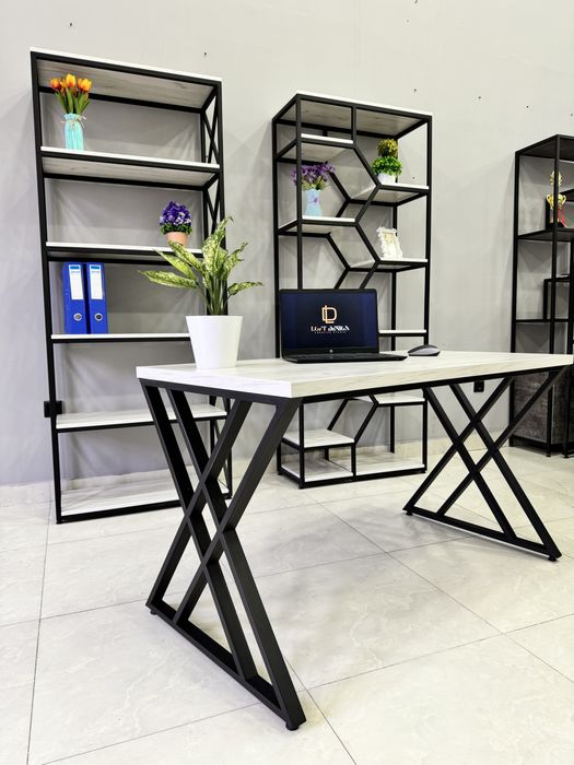 Стол в стиле лофт / Stol Loft Ofis hamda xonadoningiz uchun