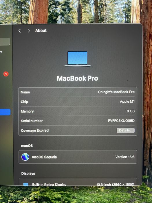 Macbook Pro M1 2020