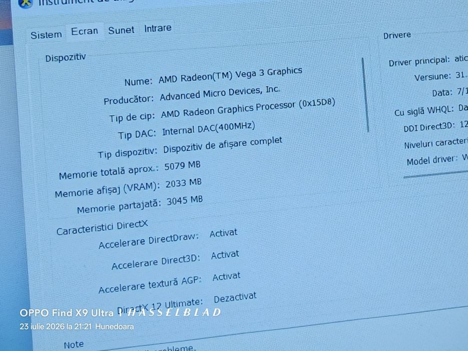 Asus VivoBook 15 inch / Ryzer 3 / 256 GB / 8 GB RAM