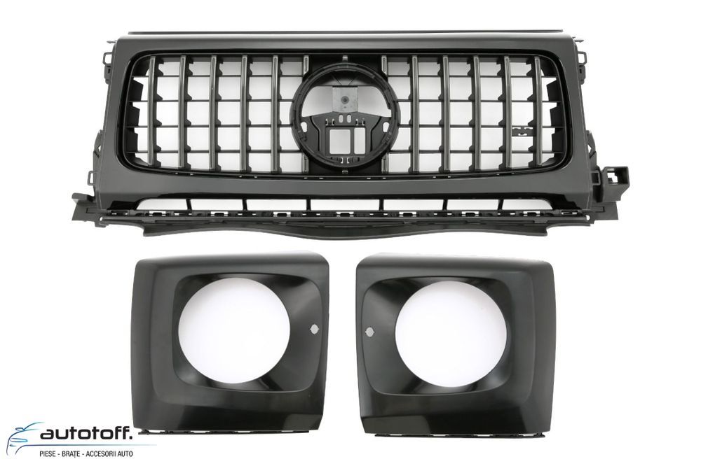 Grila Panamericana compatibila cu Mercedes G-Class W465 (2024+) Negru Lucios