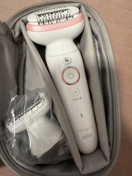 Epilator BRAUN Silk-epil 9 SES9-030, 40 pensete, 2 viteze, 3 accesorii