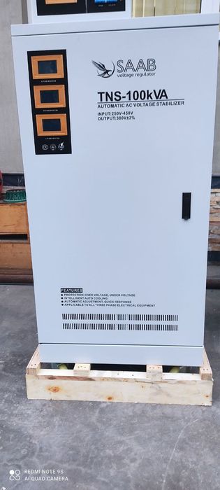 Стаблизатор напряжения 3 фазы 100 KVA  SAAB