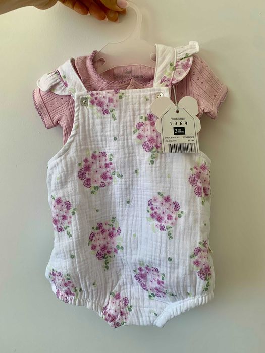 Летен комплект от 3 част за новородено момиче на Sergent Major