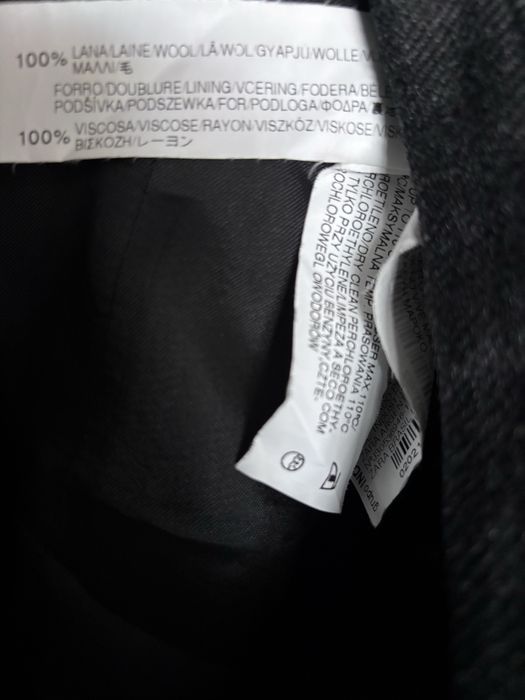 100% Вълна тренч палто Zara