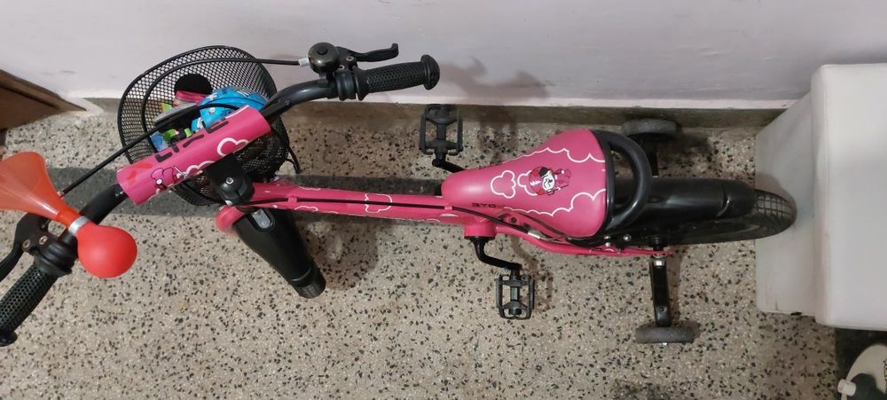 Колело BYOX Велосипед 16" DEVIL розов