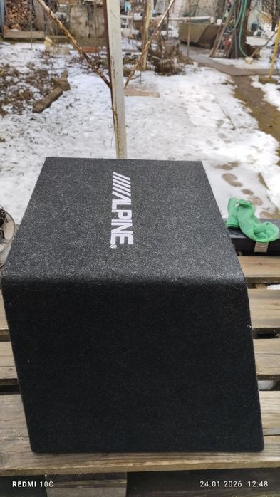Субуфер ALPINE SBE-1244BR 30 СМ, 200 W