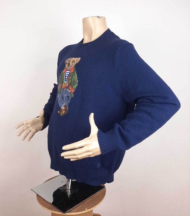 Polo Ralph Lauren Bear - Оригинален мъжки пуловер размер XL