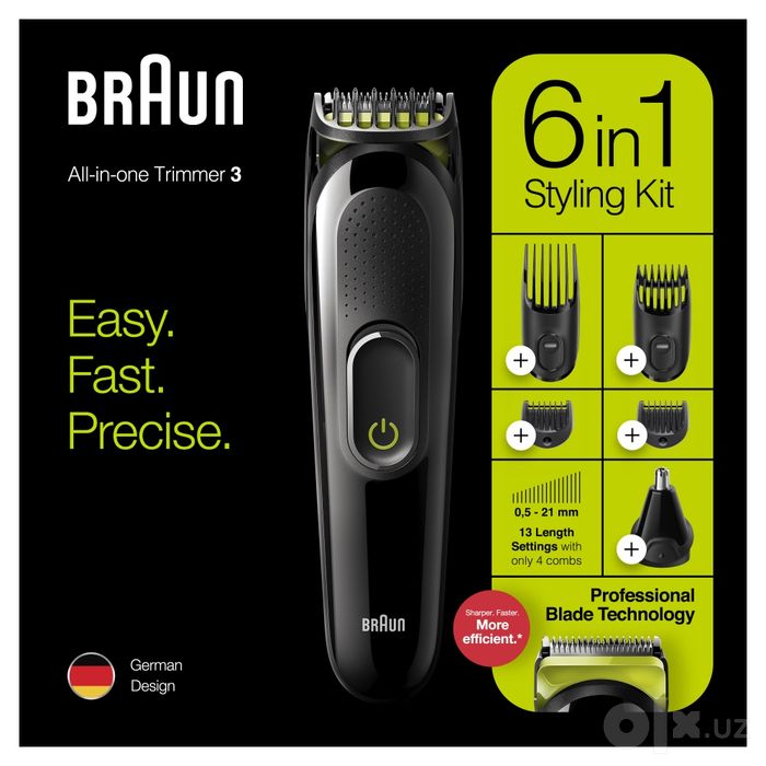 Триммер универсальный Braun MGK3221, 6-в-1