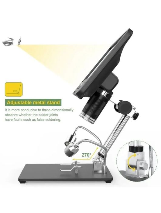 Цифровой микроскоп с экраном 8,5 дюйма FHD 1920x1080