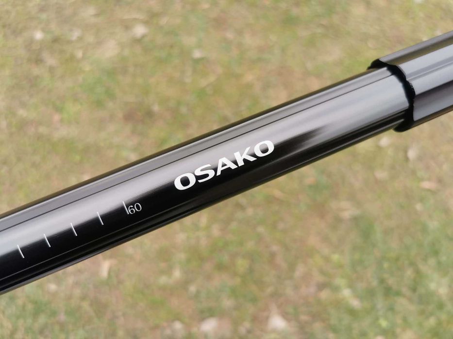 Професионален кеп за трофейни риби 2.55мт Osako CatFish Rubber Net