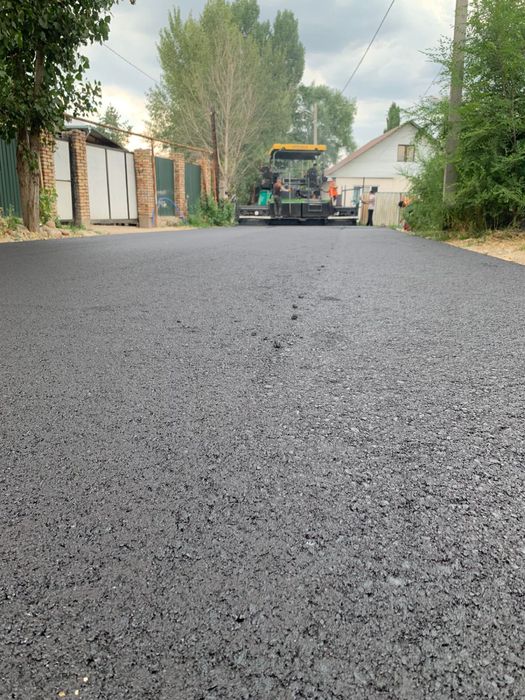 Асфальт асфальтирование бордюр поребрик