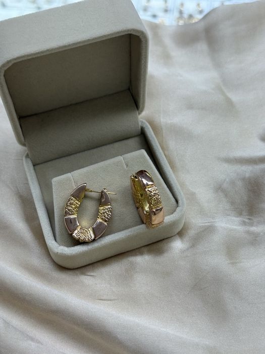 Золотые серьги 585