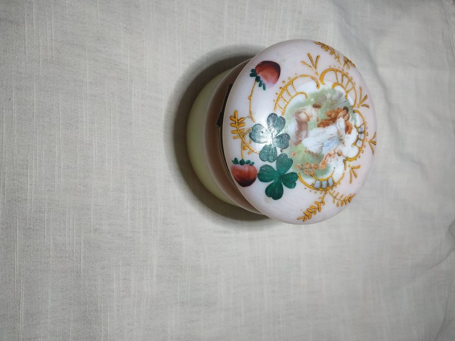 Шкатулка фарфор 19 век