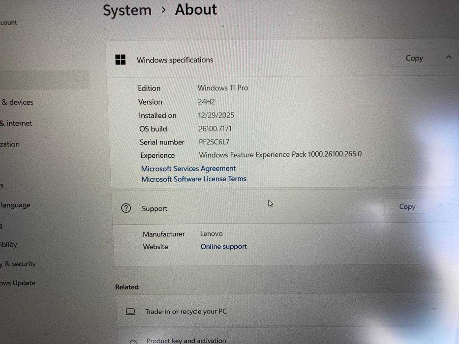 Laptop Lenovo ThinkPad T15 Gen 2 (used)