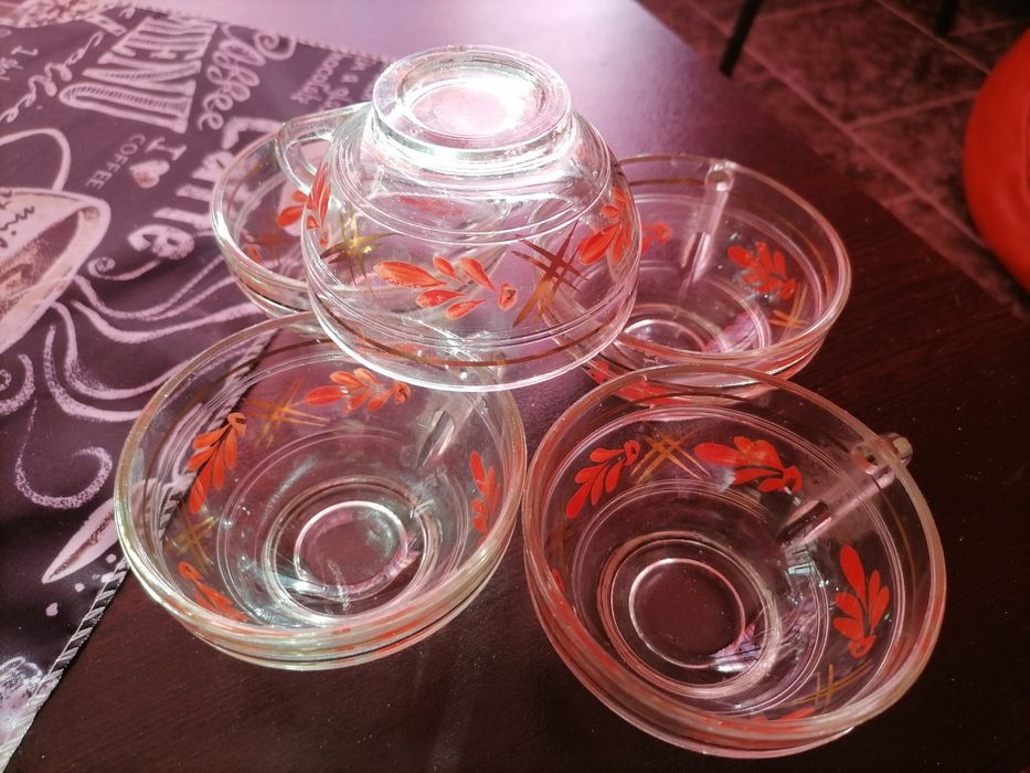 Стъклени термо чаши за кафе и чай