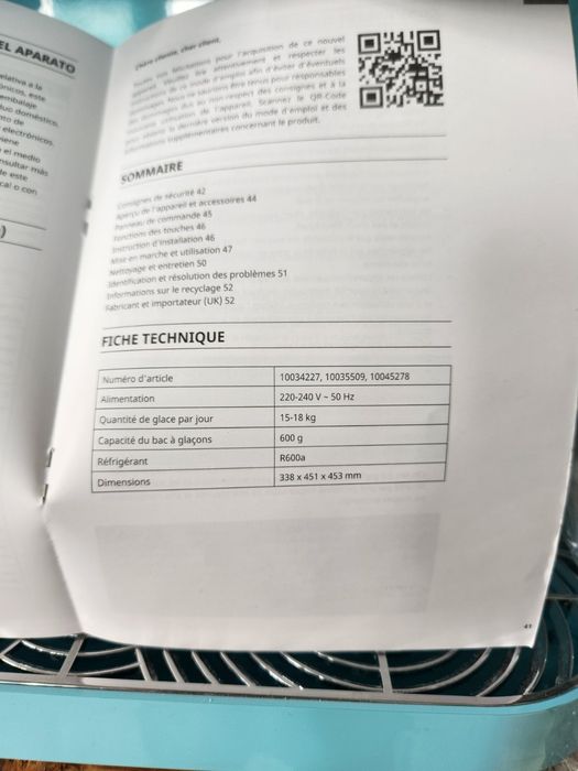 Ледогенератор кларъщайн.