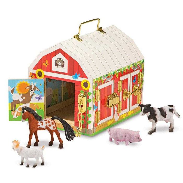 Игровой набор «Хлев» 4 животных, Melissa&Doug