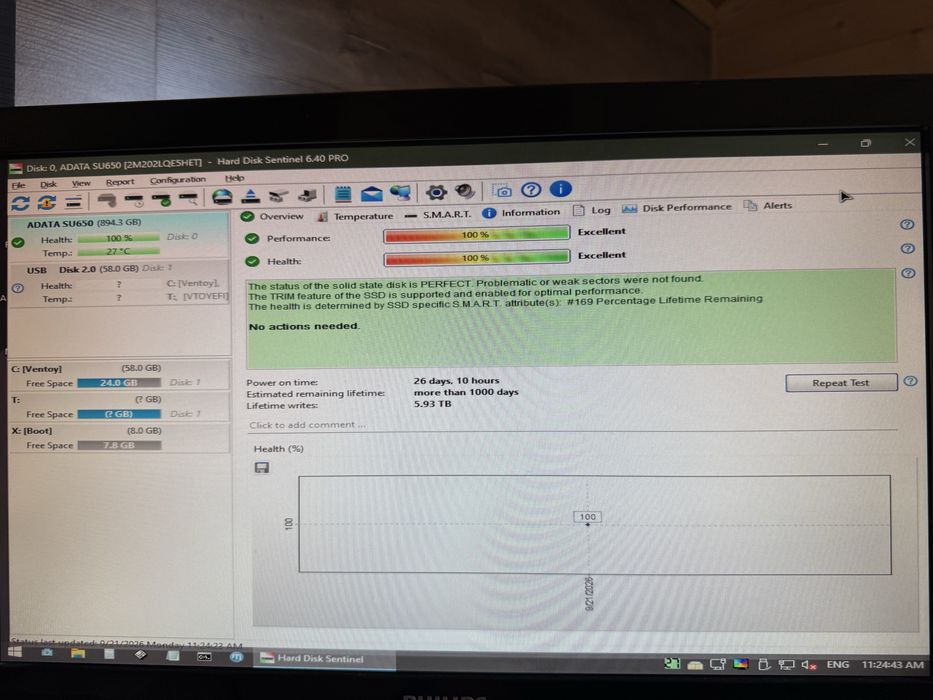 SSD ADATA 1tb 2,5 inch