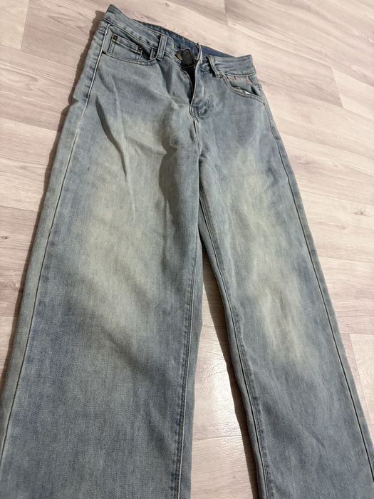 джинсы шалбар синий