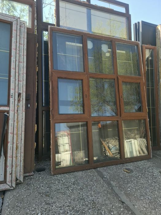 Б/у пластиковые окна,двери