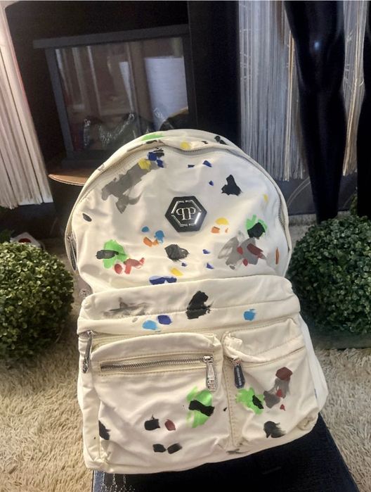 Rucsac Philipp Plein - original, dovada acte achizitie