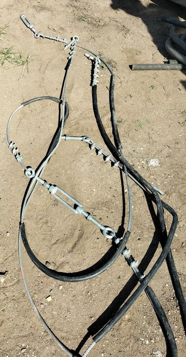 Трос с натижетелям