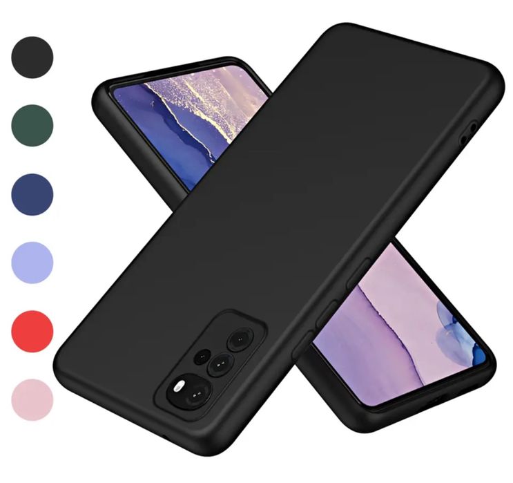 Motorola E13/E22/G32/E78/G54/G84/G85 Husa Silicon Catifea + Folie Sticla