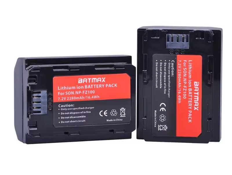 Батерии и заряднo Sony NP-FZ100 FZ100 ZV-E1 A7III, a7IV, A6700, A7RIII