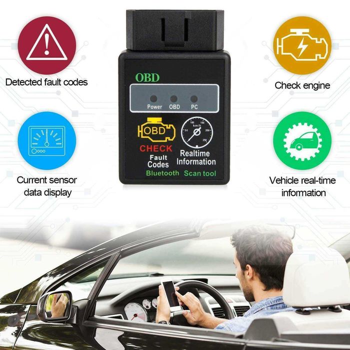 Устройство за диагностика Elm 327 Obd2 мини bluetooth