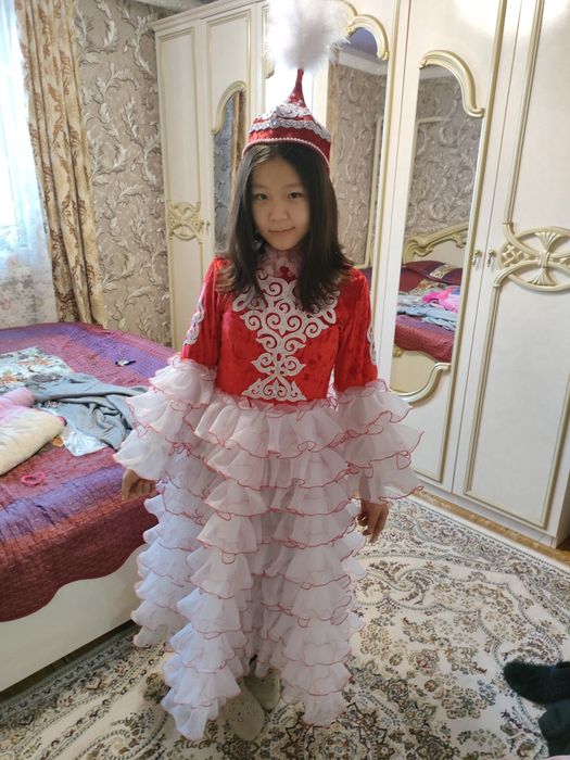 Казахское платье 8-13лет. Доставка
