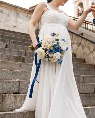 Сватбена рокля за бременни